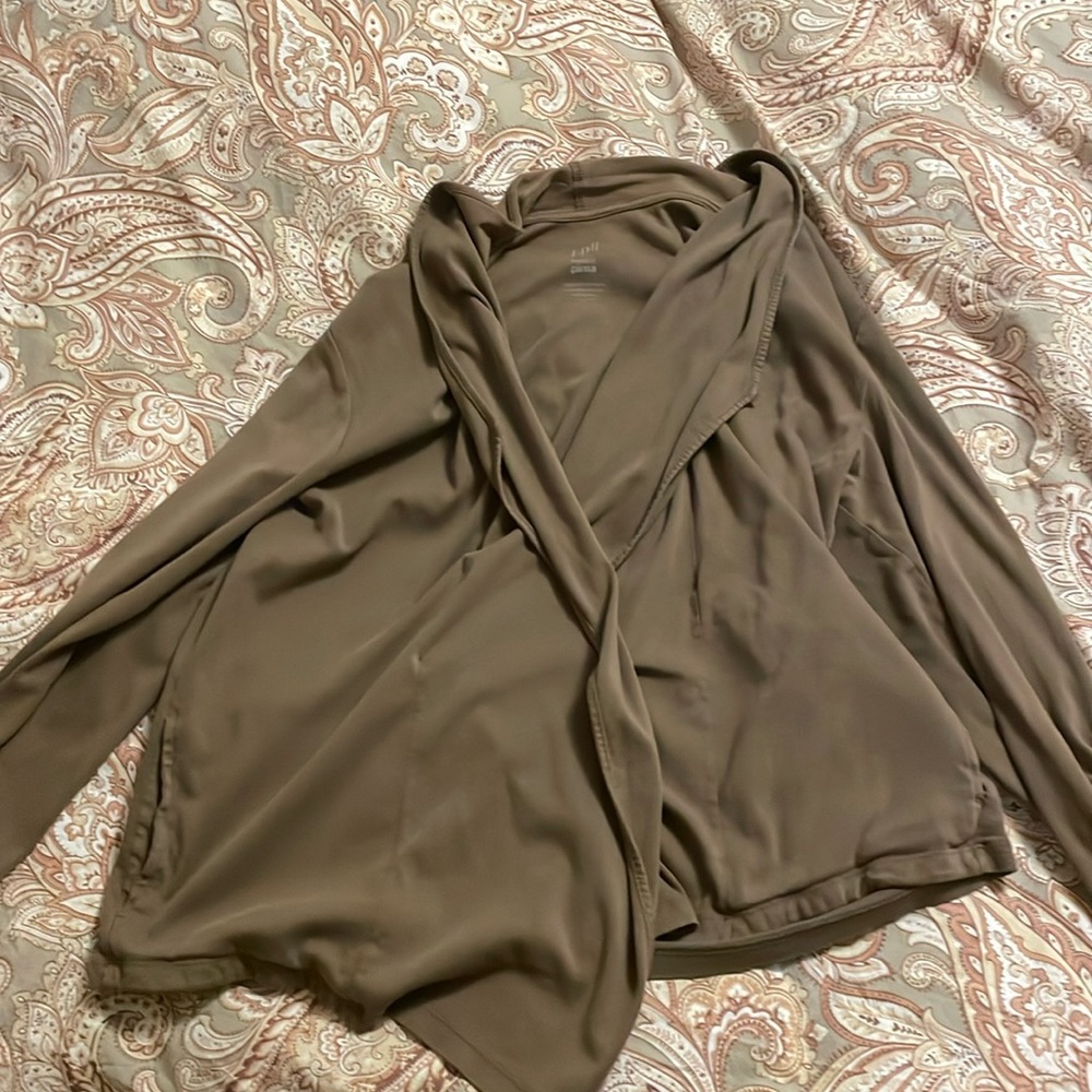 J Jill perfect Pima cascade cardigan sz XL.